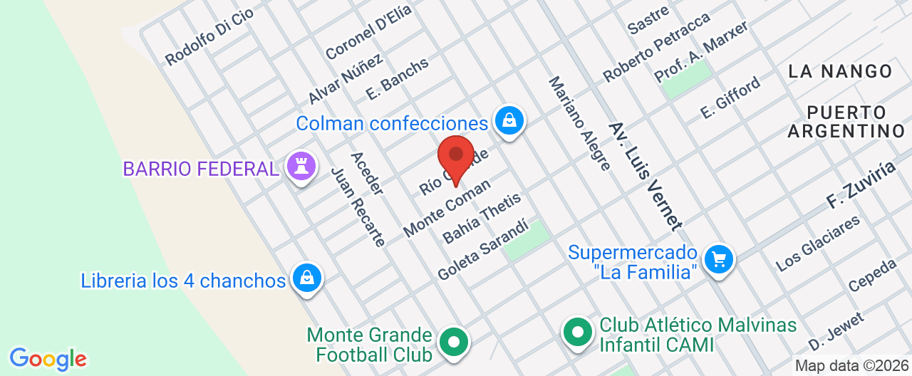 Mapa de la ubicación