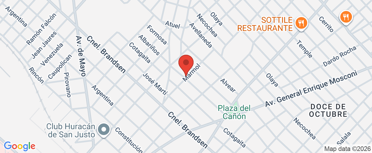 Mapa de la ubicación