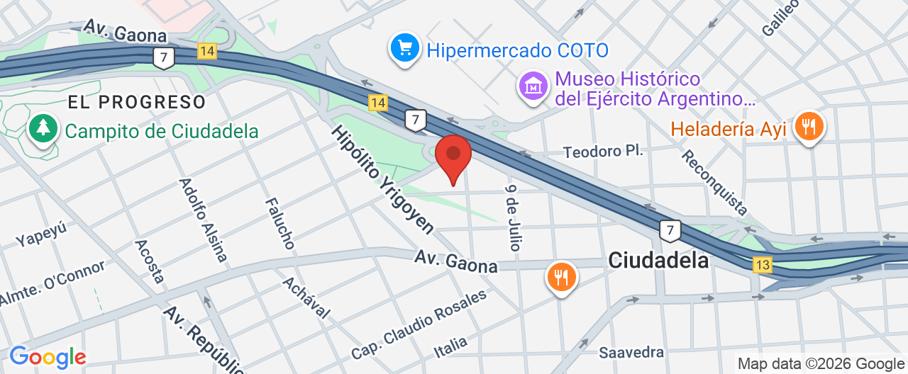 Mapa de la ubicación
