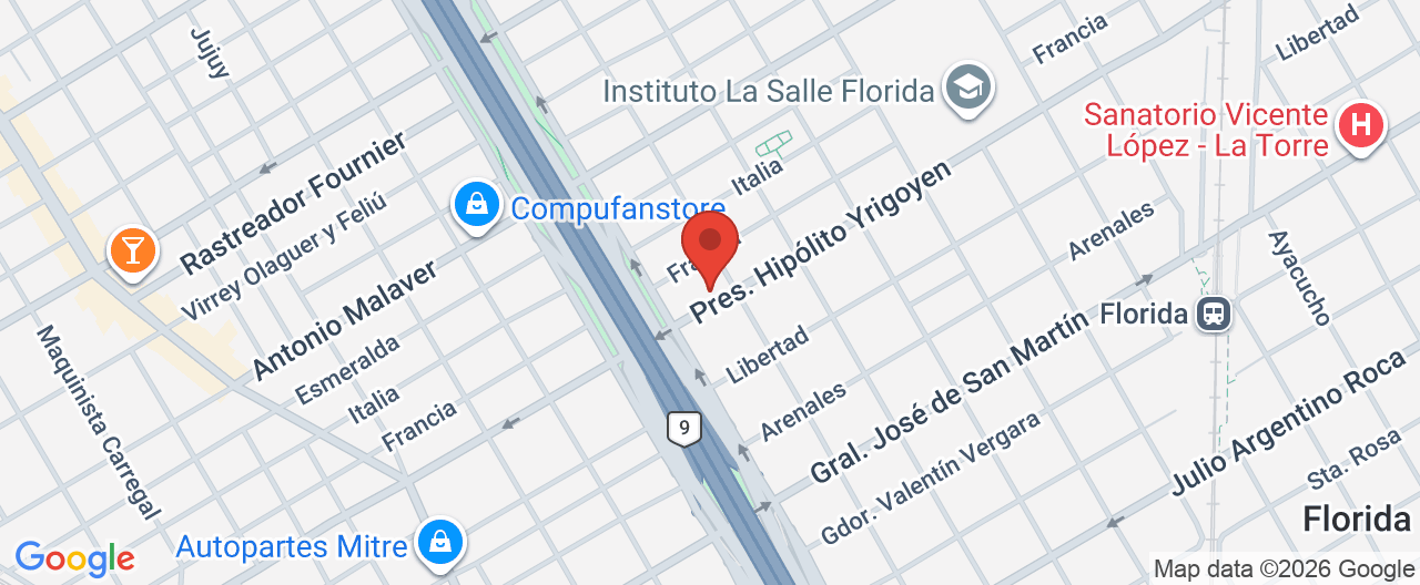 Mapa de la ubicación