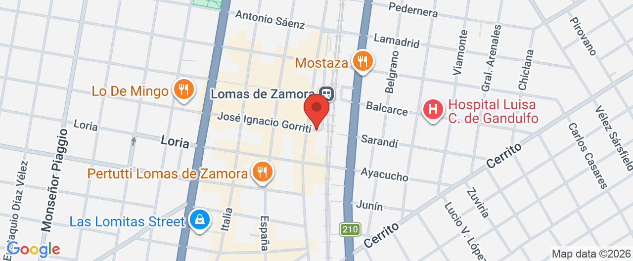 Mapa de la ubicación