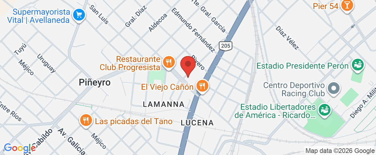 Mapa de la ubicación