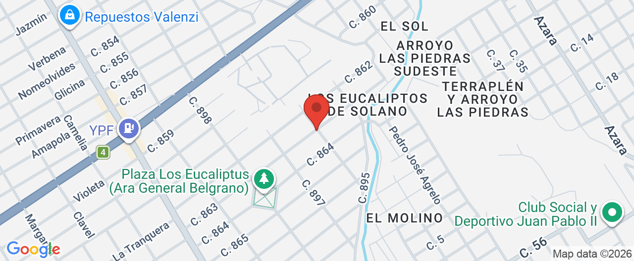 Mapa de la ubicación