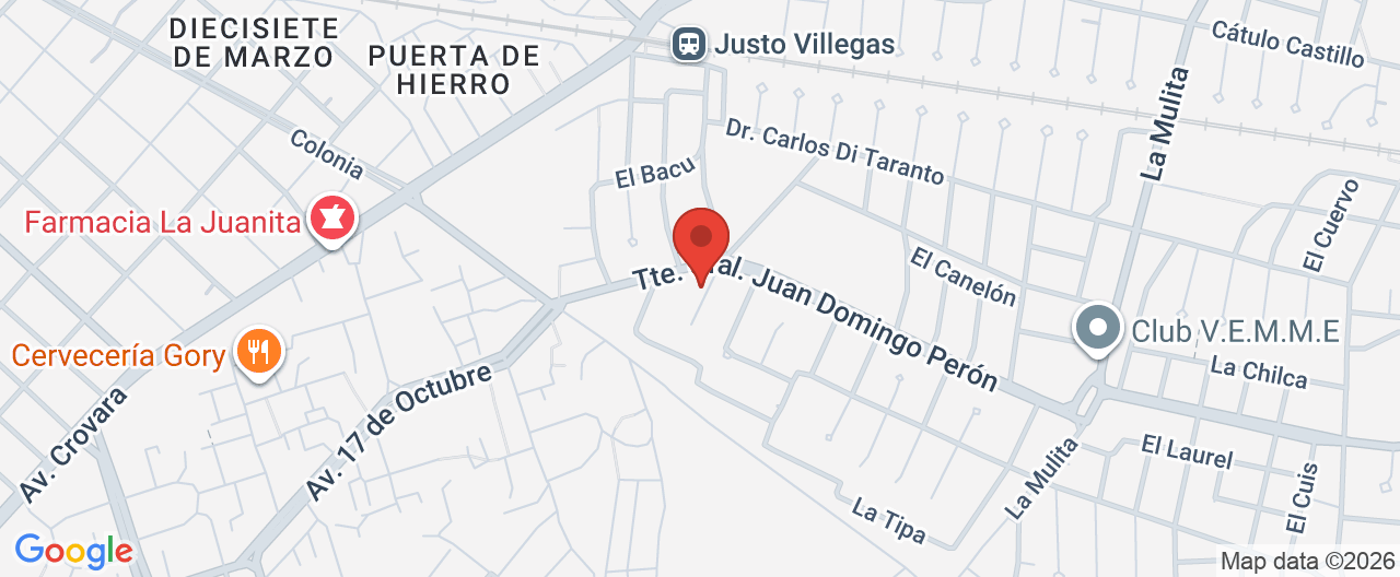 Mapa de la ubicación