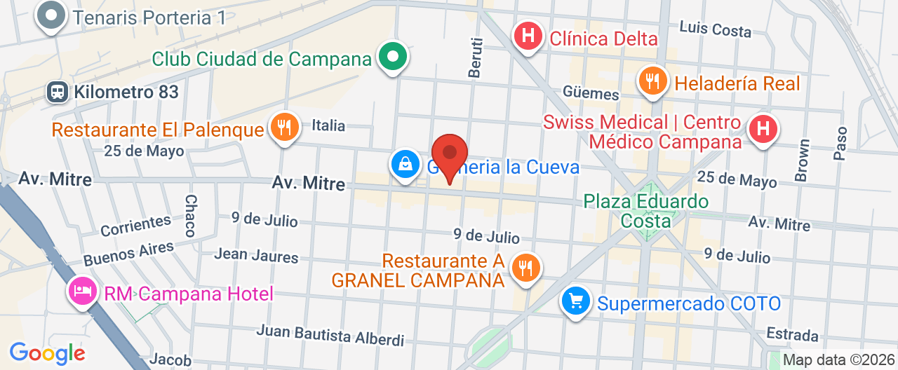 Mapa de la ubicación