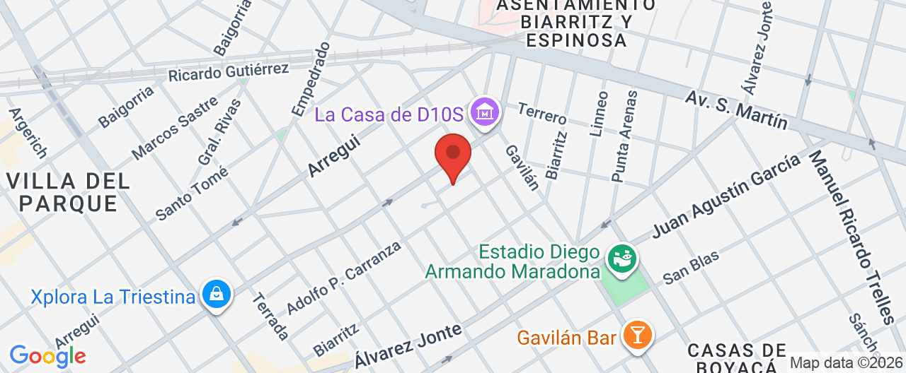 Mapa de la ubicación