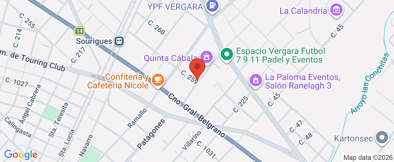 Mapa de la ubicación