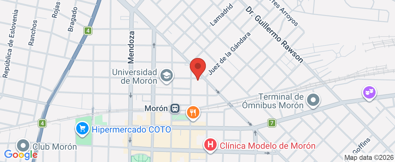 Mapa de la ubicación