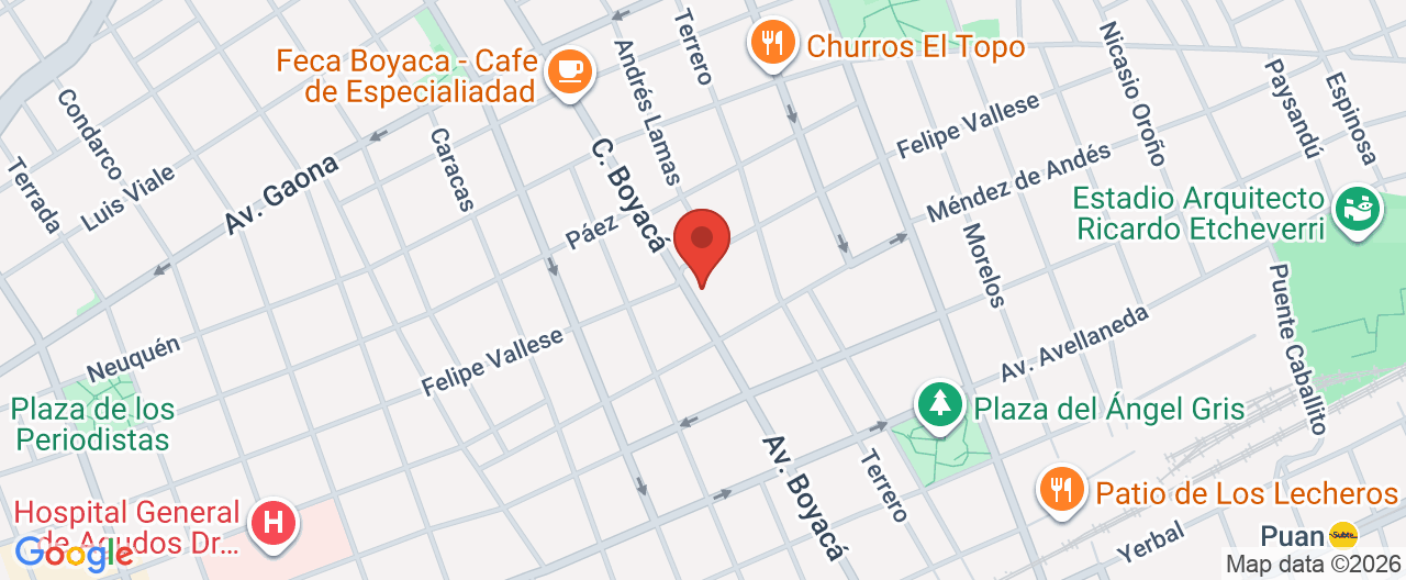 Mapa de la ubicación