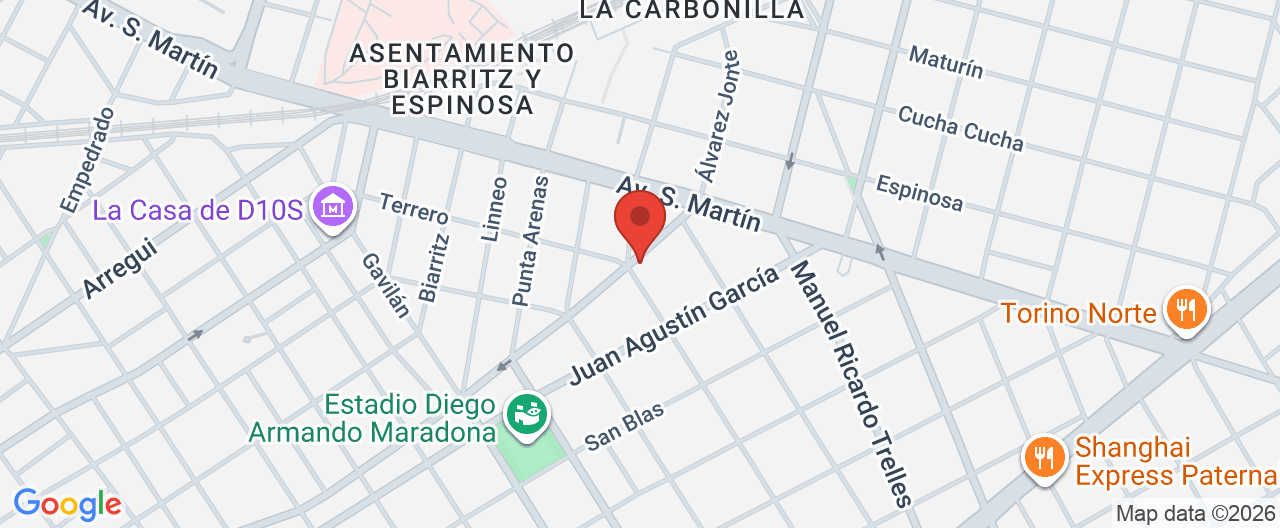 Mapa de la ubicación