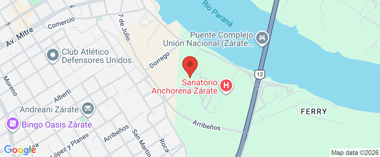 Mapa de la ubicación