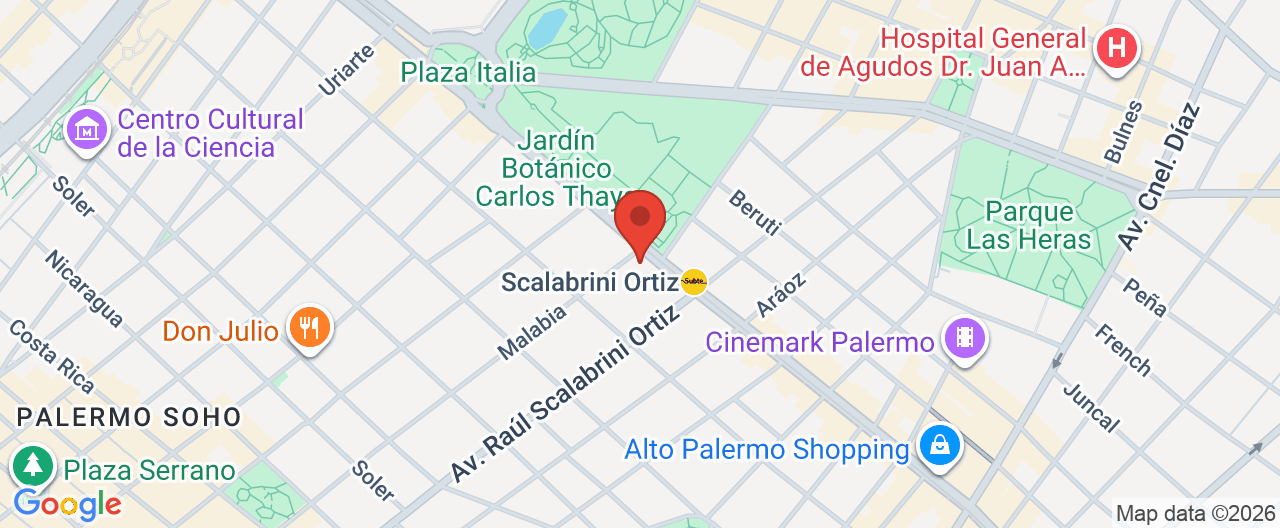 Mapa de la ubicación