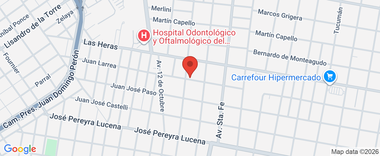 Mapa de la ubicación