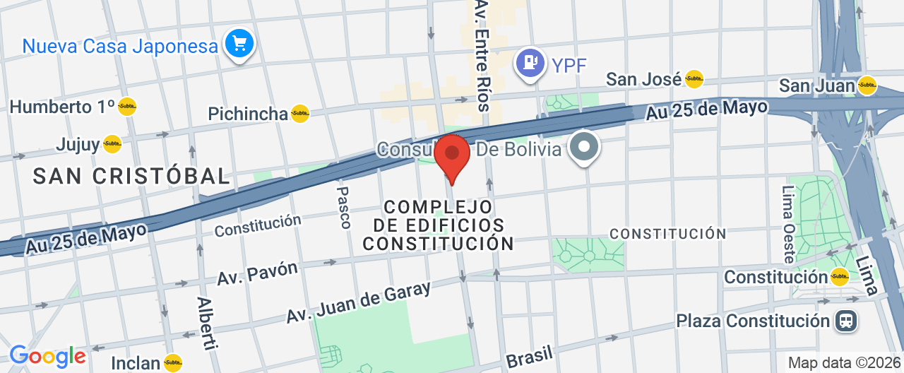 Mapa de la ubicación