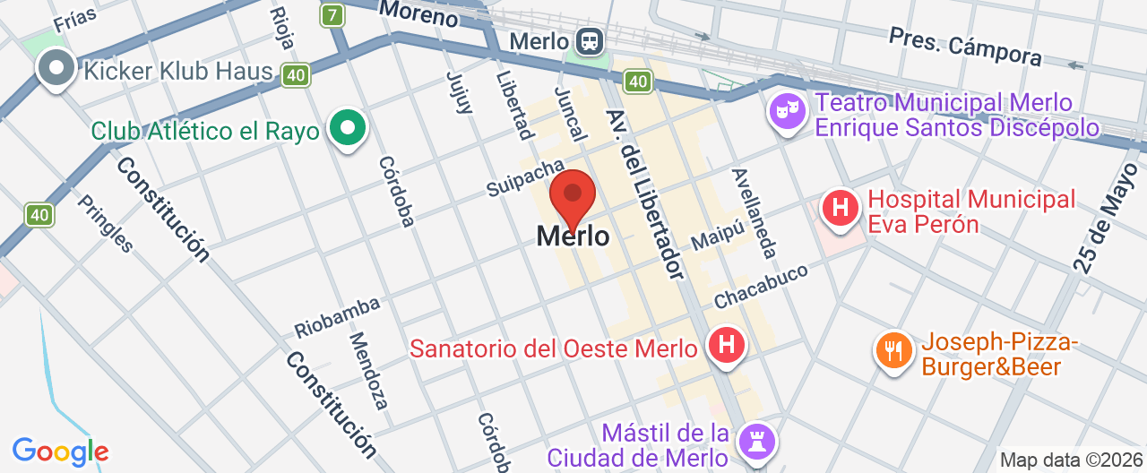 Mapa de la ubicación