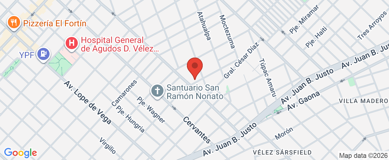 Mapa de la ubicación