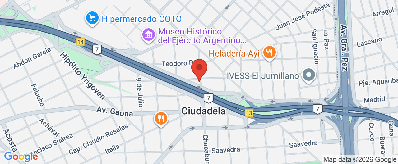 Mapa de la ubicación