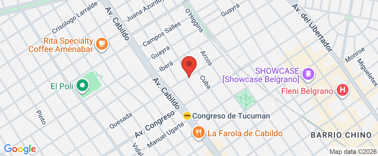 Mapa de la ubicación