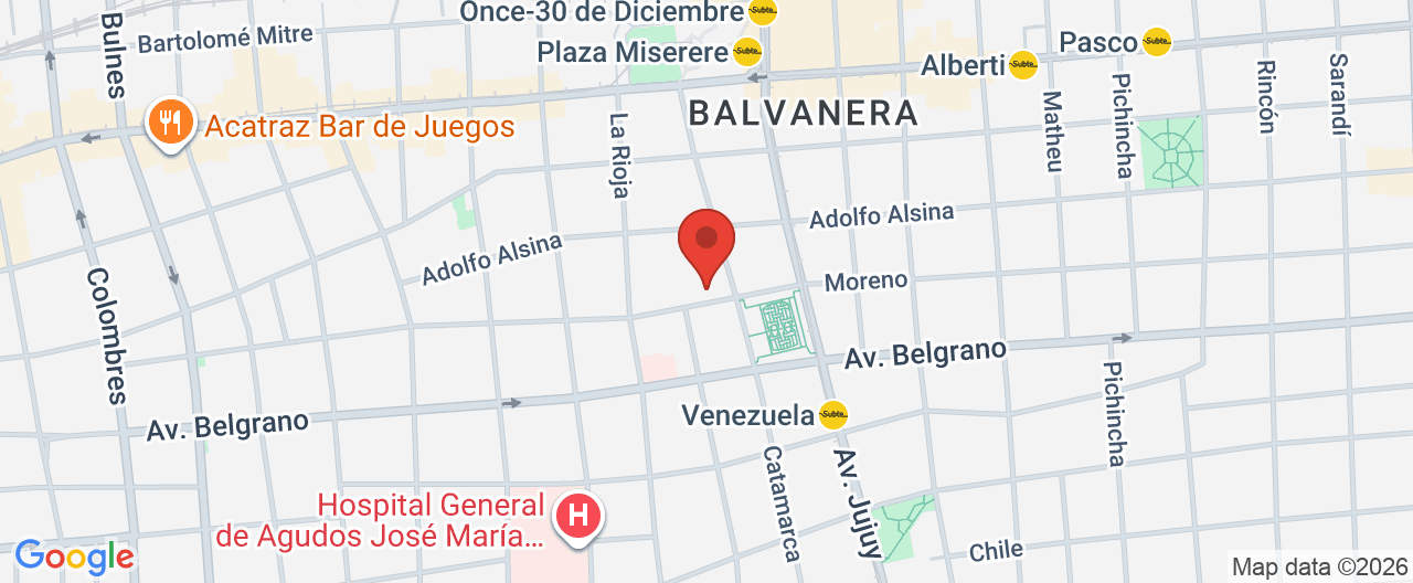 Mapa de la ubicación