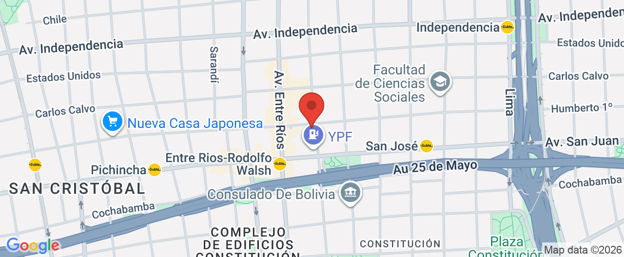 Mapa de la ubicación