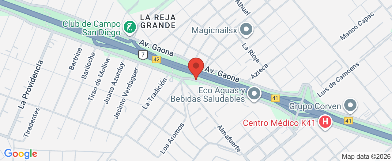 Mapa de la ubicación