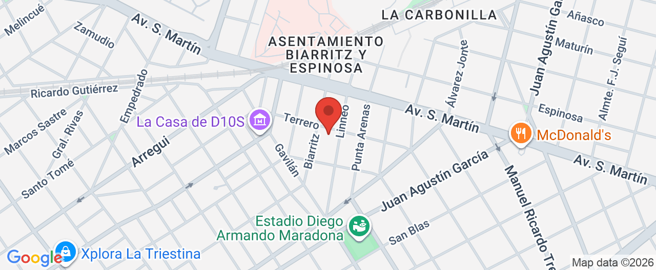 Mapa de la ubicación