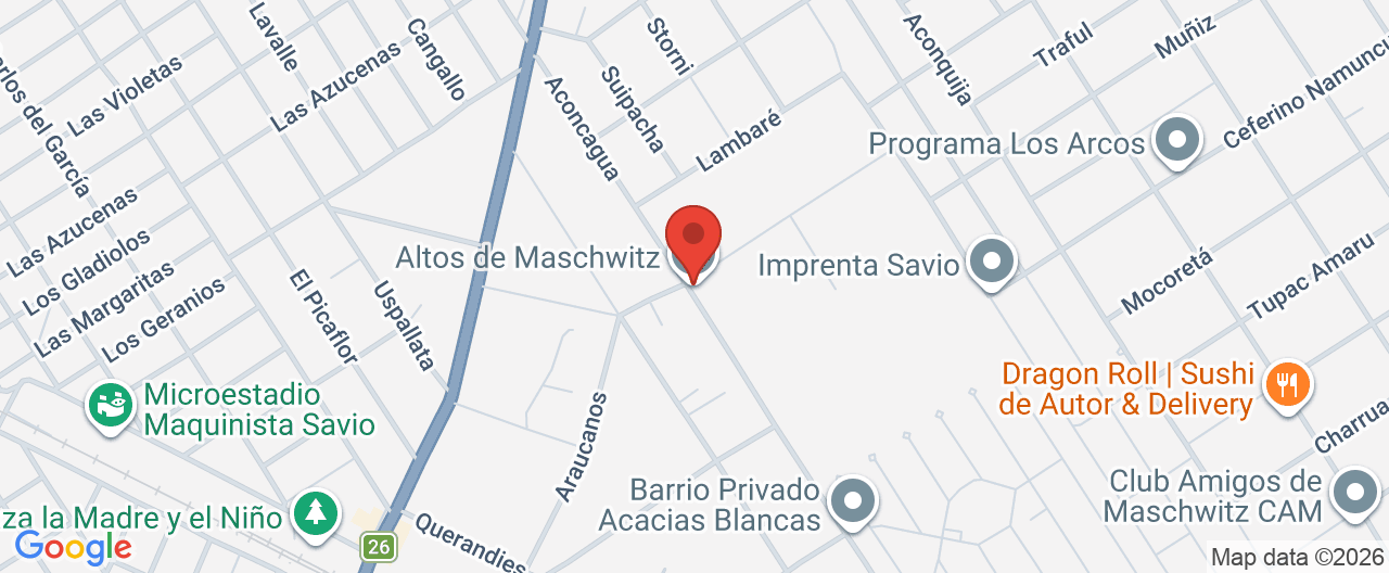 Mapa de la ubicación