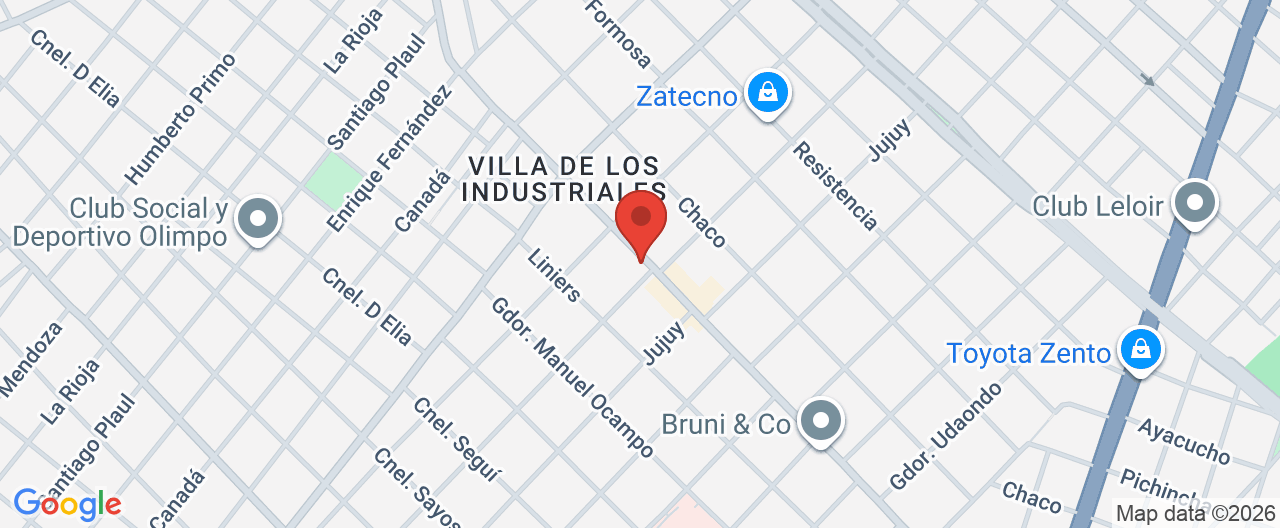 Mapa de la ubicación