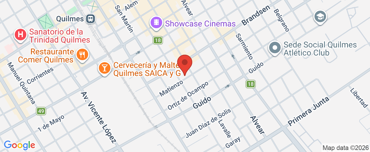 Mapa de la ubicación