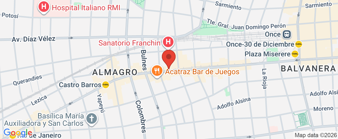 Mapa de la ubicación
