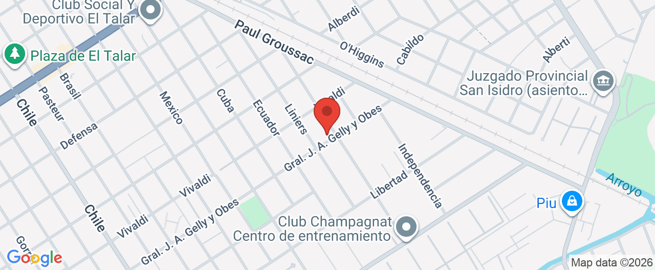 Mapa de la ubicación