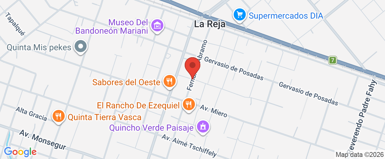 Mapa de la ubicación