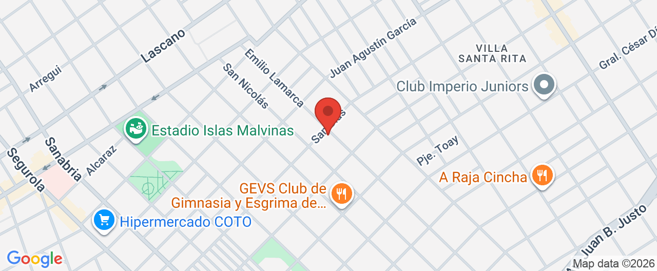Mapa de la ubicación