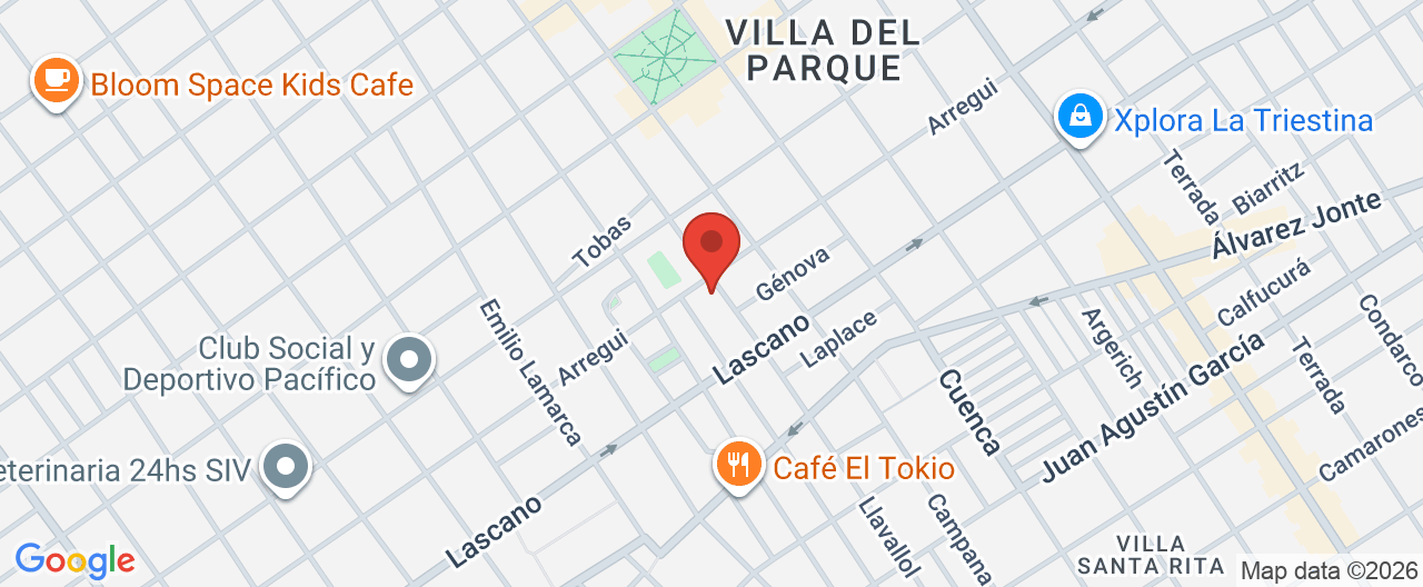 Mapa de la ubicación