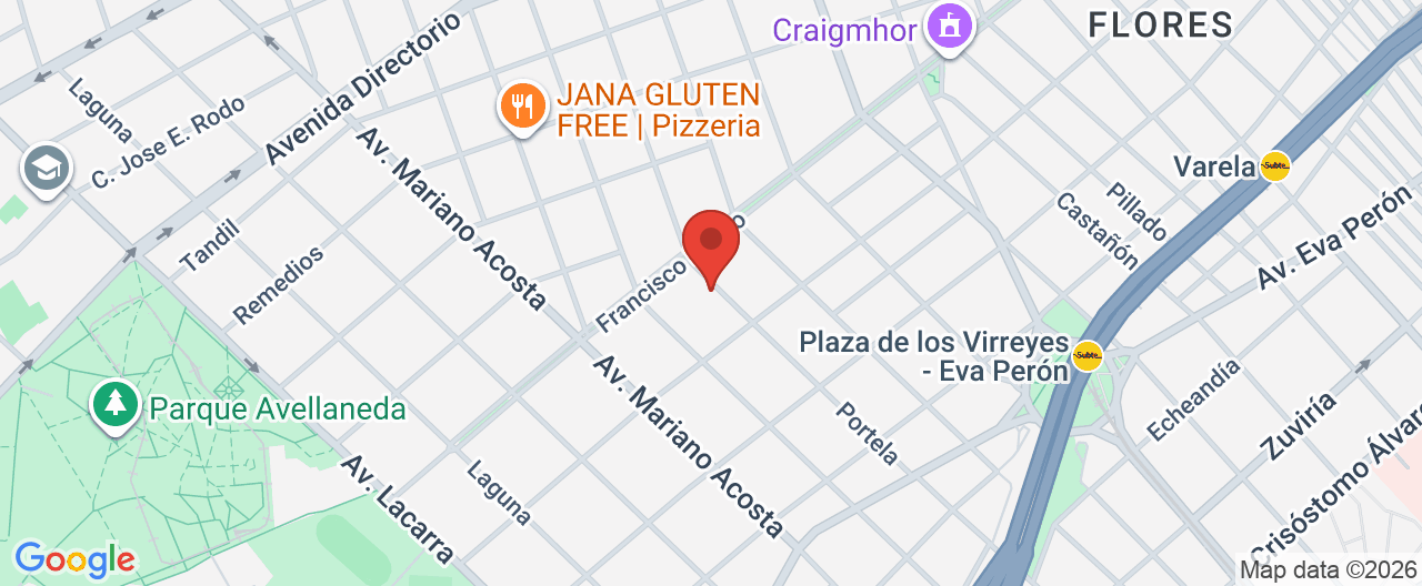 Mapa de la ubicación