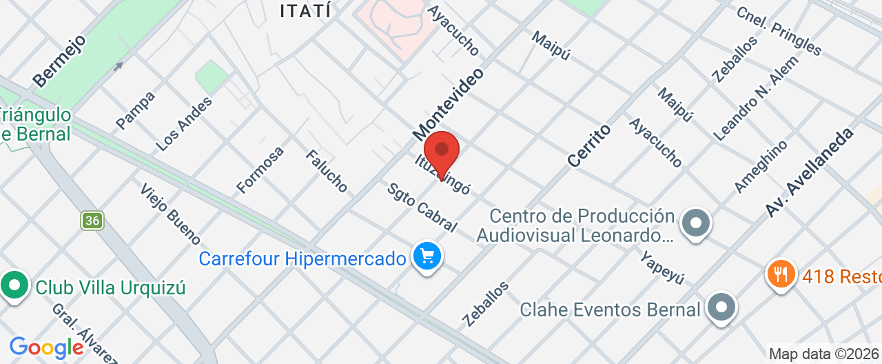 Mapa de la ubicación