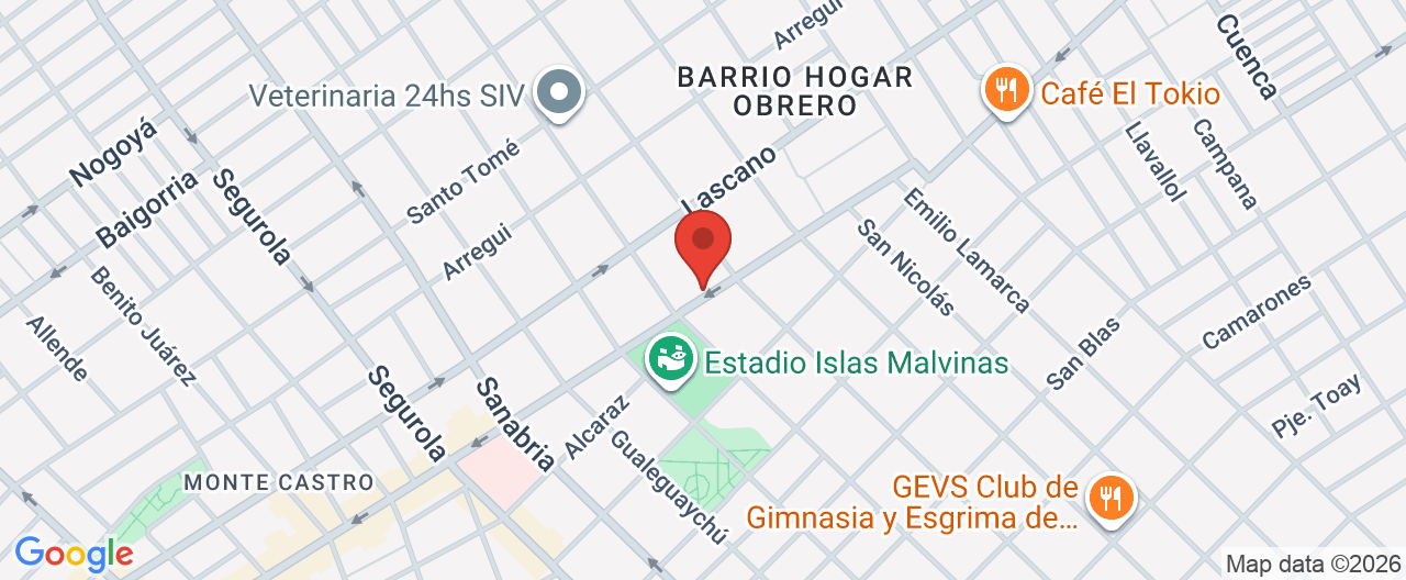 Mapa de la ubicación