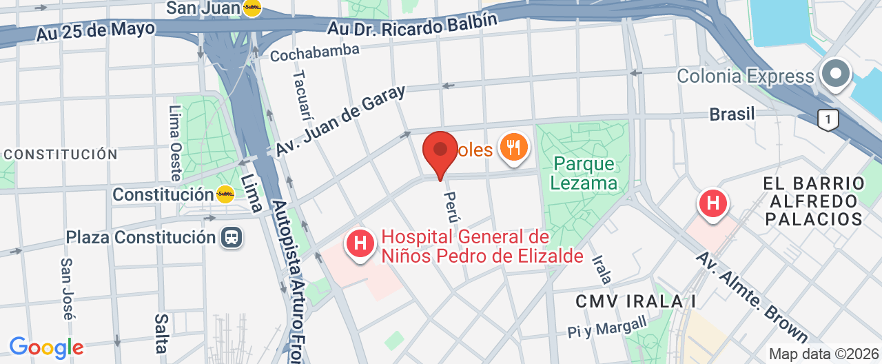 Mapa de la ubicación