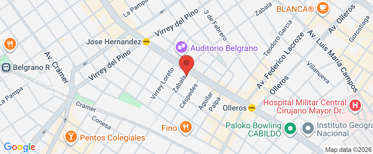 Mapa de la ubicación