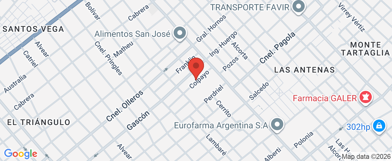 Mapa de la ubicación