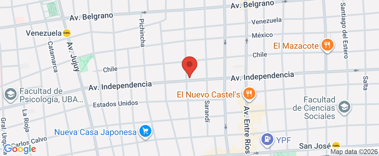 Mapa de la ubicación