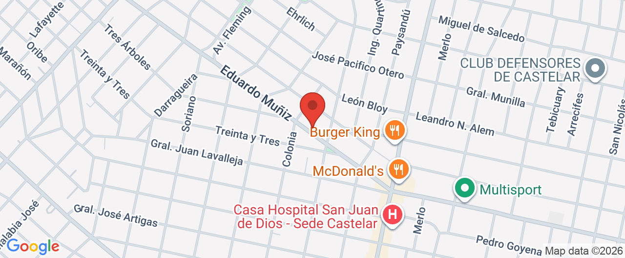 Mapa de la ubicación