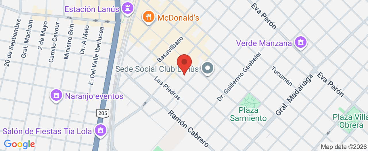 Mapa de la ubicación