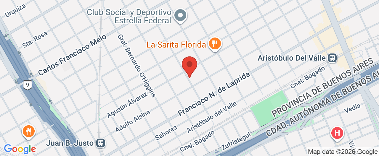 Mapa de la ubicación