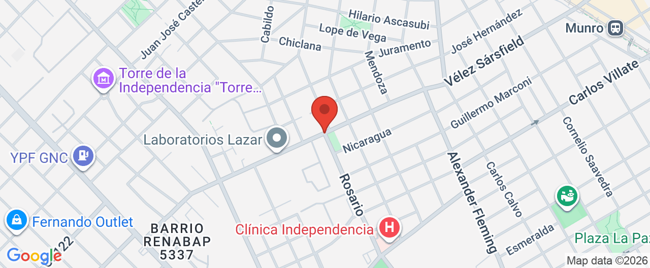 Mapa de la ubicación