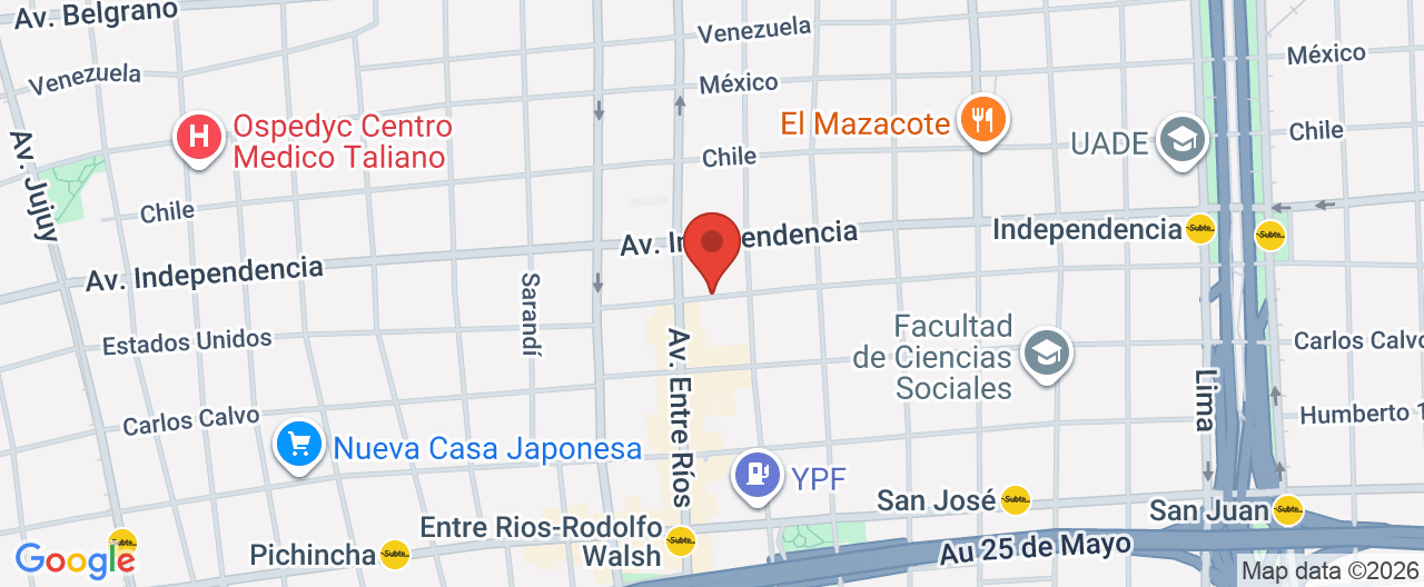 Mapa de la ubicación