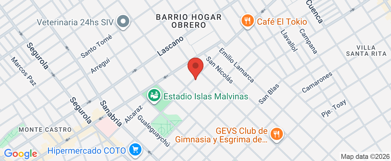 Mapa de la ubicación