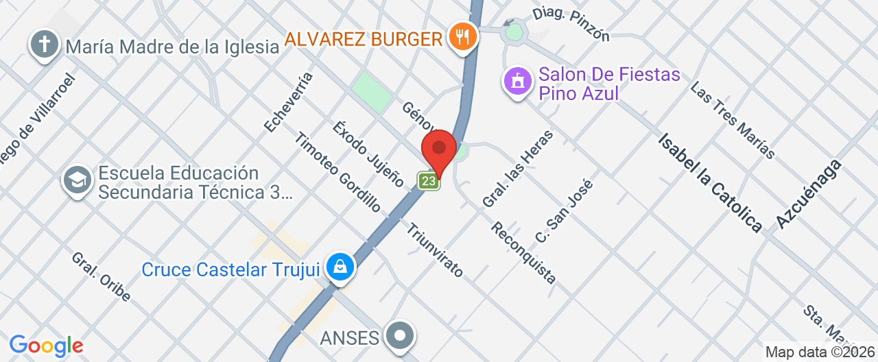 Mapa de la ubicación