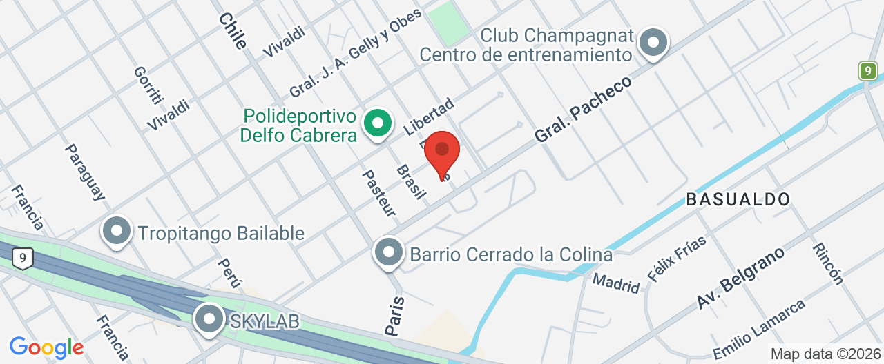 Mapa de la ubicación