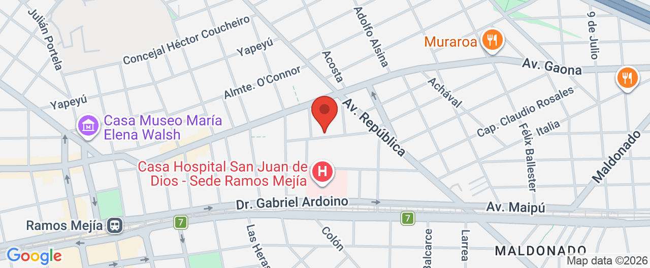 Mapa de la ubicación